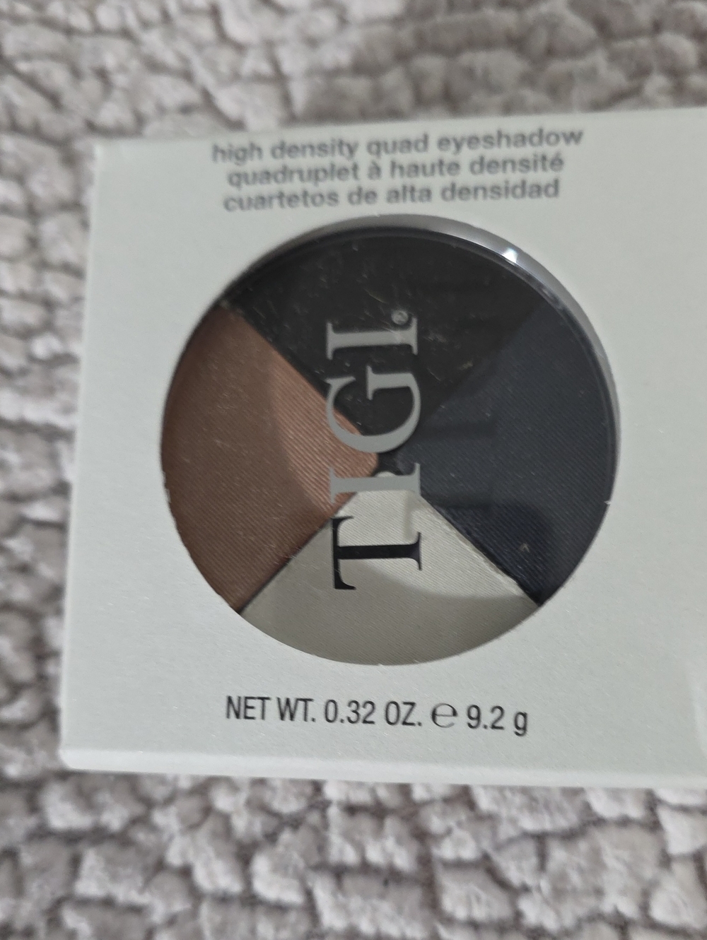 TIGI Quad Eyeshadow Palette - Brown, Black, Cream, Taupe
